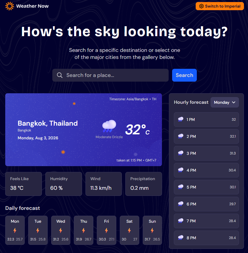 Weather App preview